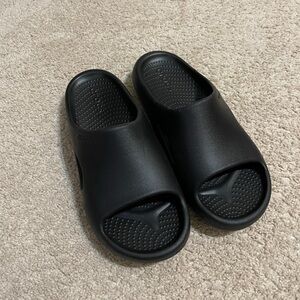 Croc Black Slide Sandals